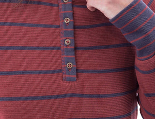 Aventura - Nicole Striped Henley Shirt