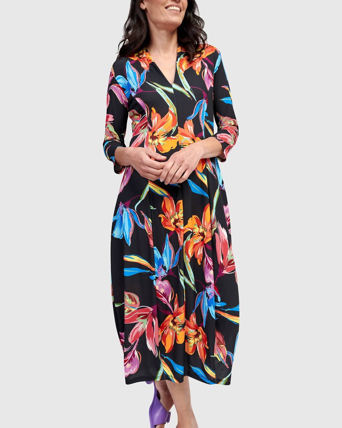 Alembika - Hibiscus Cocoon Dress