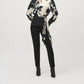 Joseph Ribkoff - Satin And Georgette Floral Print Top