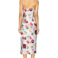 Fleur Du Mal - Draped Neck Mid-length Slip Dress