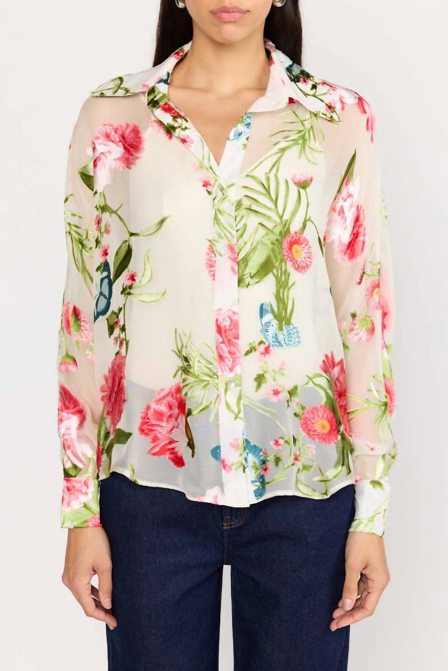 Christy Lynn - Blusa Rosario Monarch com estampa e blusa
