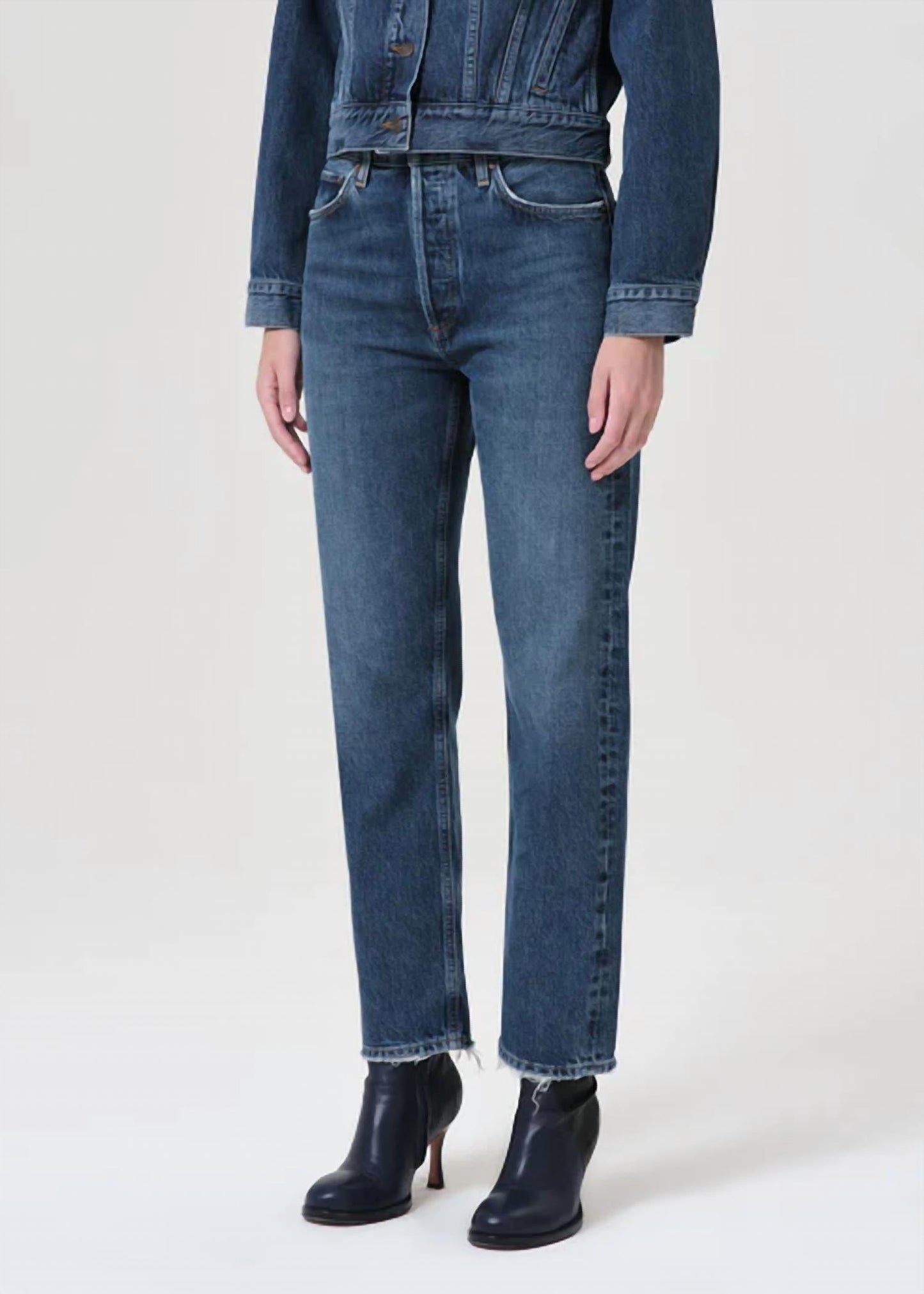Agolde - 90's Pinch Waist High Rise Straight Leg Jean