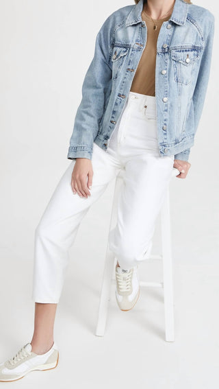 Pistola - Jaqueta jeans Hayden com manga raglan