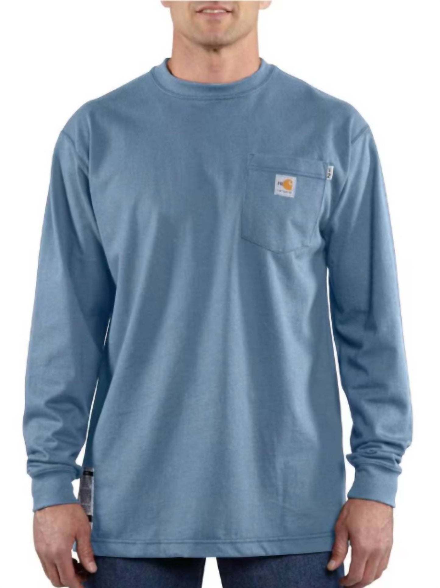 Carhartt - Men's Flame Resistant Cotton Long Sleeve T-shirt - Plus