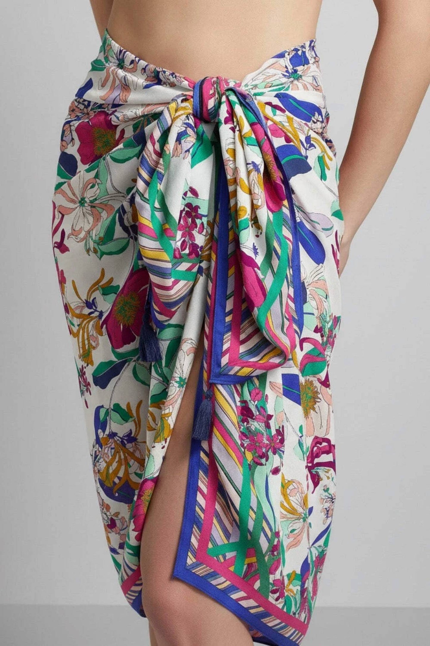 Johnny Was - FLORAL TIE SARONG