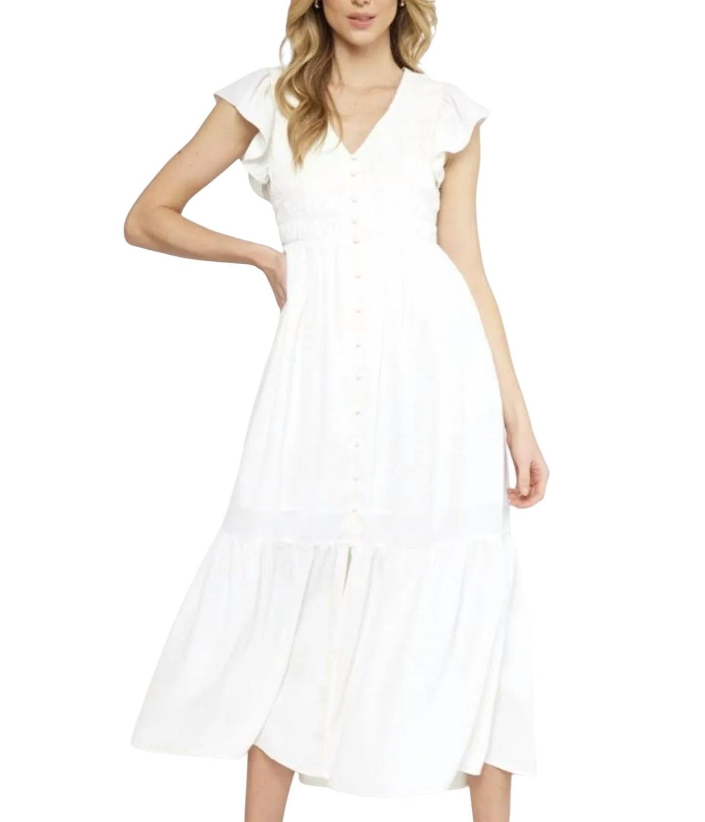 Entro - Smocked Dress