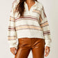 Free People - Kennedy Long Sleeve Collared Pullover Sweater