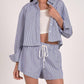 Elan - Button Down Crop Top