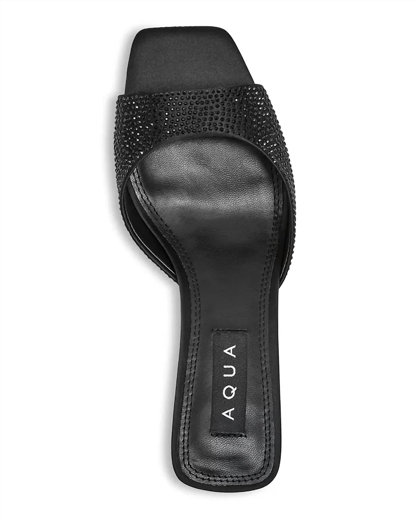 Aqua - Women's Embellished Stiletto Mules