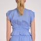 Elan - V-neck Rufle Top