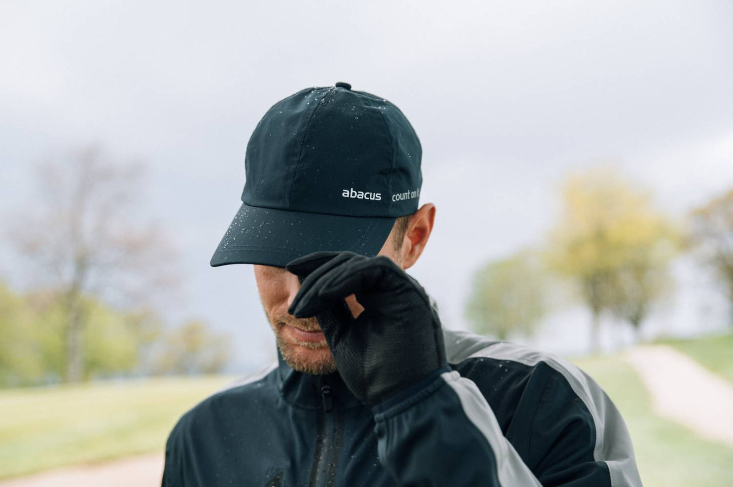 Abacus Sportswear Us - Unisex Links 2-way Stretch Waterproof Cap