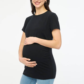 J.Crew - Camiseta de maternidade com gola redonda