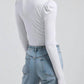 Generation Love - Britt Long Sleeve Puff Rib Top