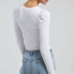 Generation Love - Britt Long Sleeve Puff Rib Top