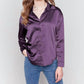 Charlie B - Solid Gutsy Satin Button-Down Shirt