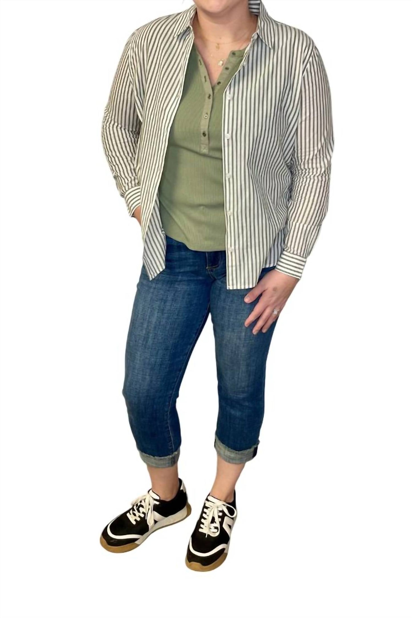 Flags & Anthem - Crane Stripe Shirt