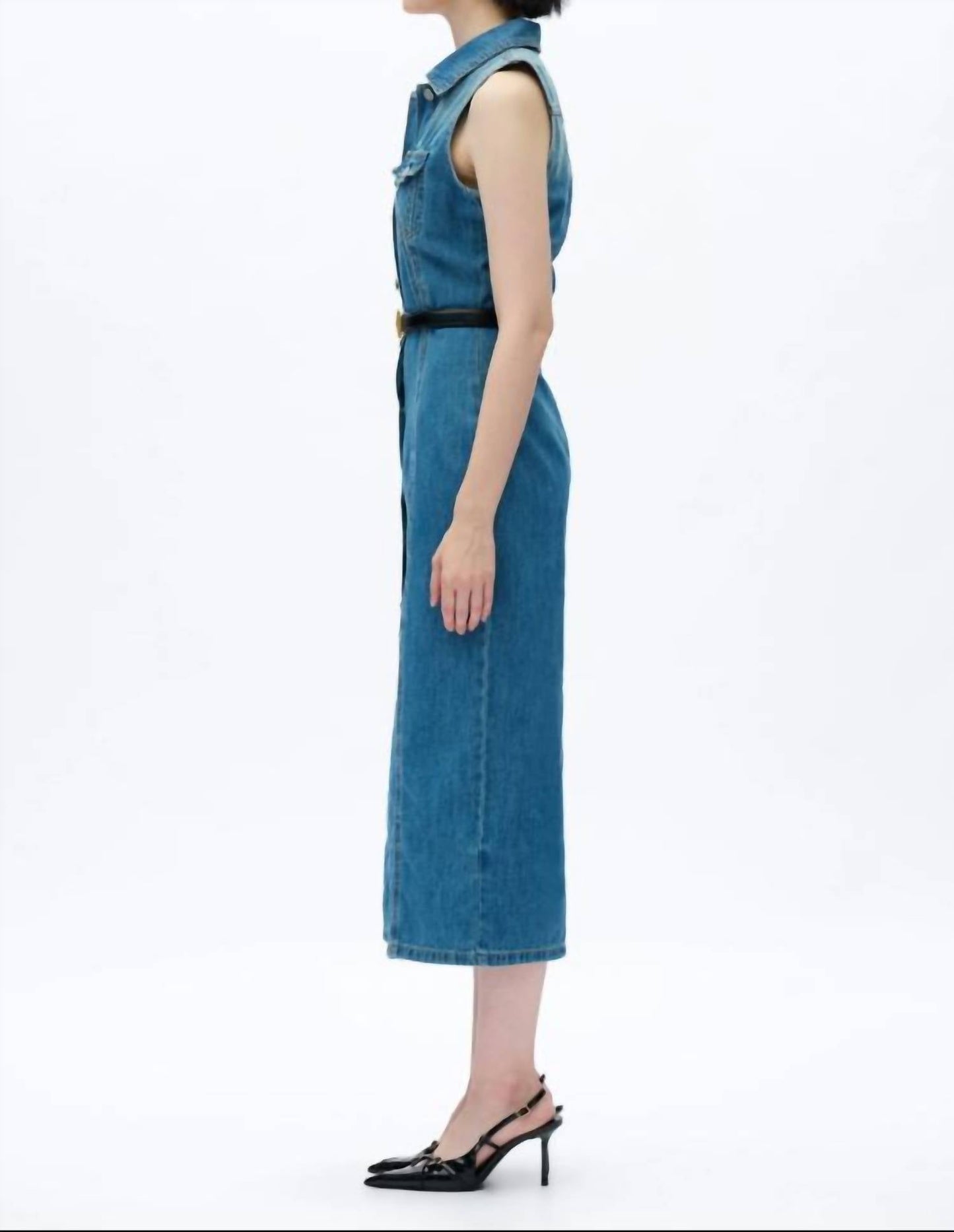 Bayeas - Julia Cardigan Relaxed Fit Denim Dress