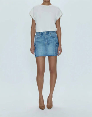 Pistola - Mini Saia Rhea de Cintura Média