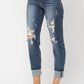 Judy Blue - Cuffed Destroy Boyfriend Jeans