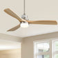 Indoor Ceiling Fan with Dimmable LED Light, 6-Speed Remote, Reversible Blades