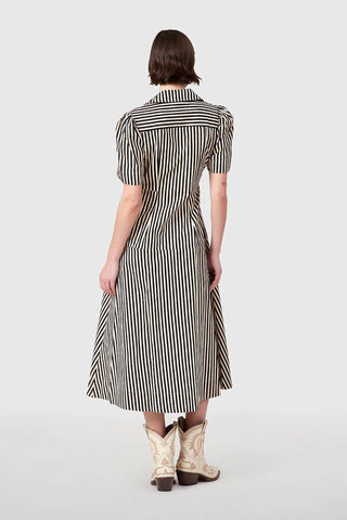 Livro - Clark V-neck Cross Over Midi Dress