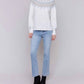 Charlie B - Plush Jacquard Ski Raglan Sweater