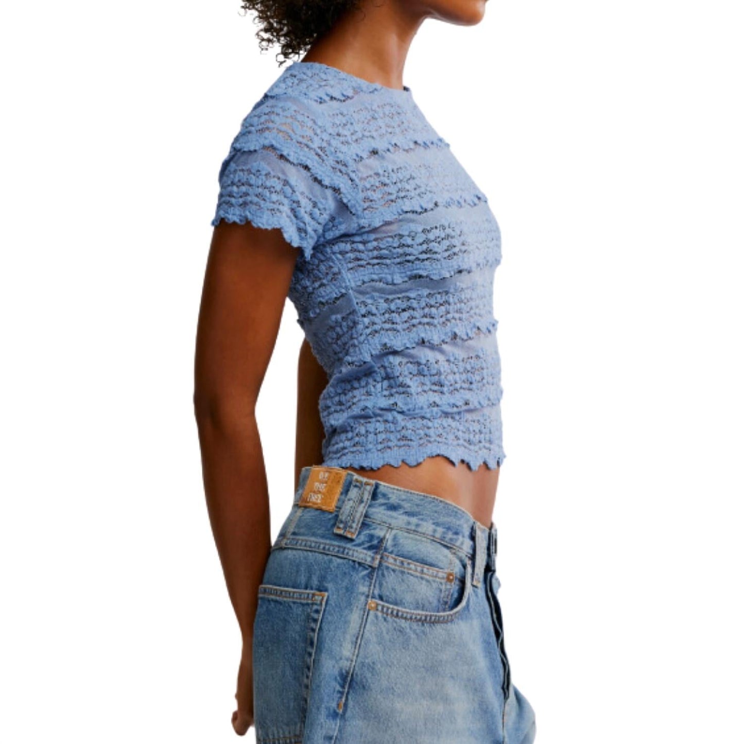 Free People - Angelina Lace Tee