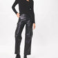 Vintage Havana - Mock Neck Cutout Top