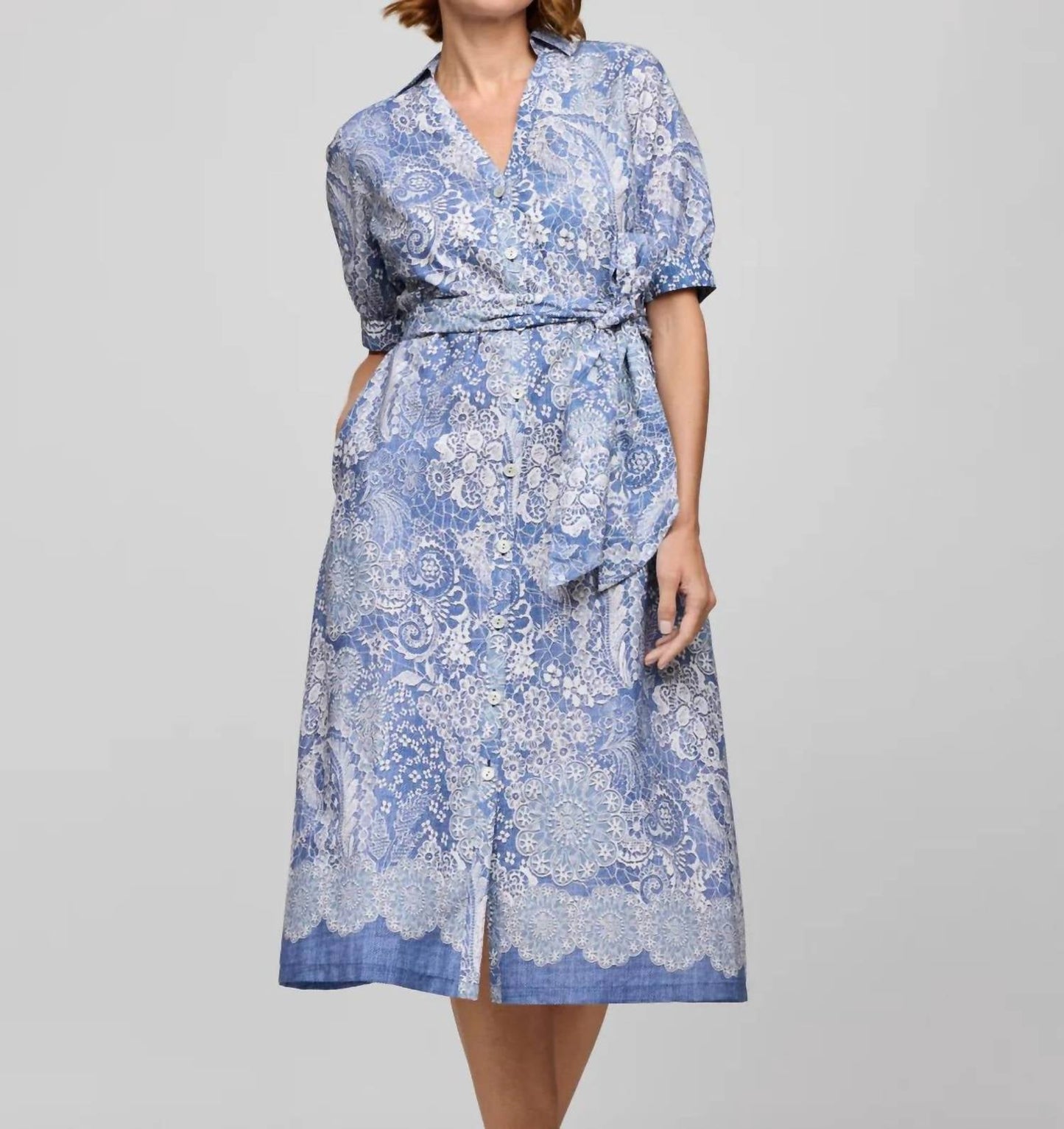 Hinson Wu - Elbow Sleeve Luca Dress