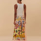 Farm Rio - Garden Terrace Midi Skirt