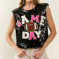 Bibi - Touch Down Sequins Game Day Tank Tops