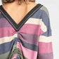143 Story - V Back Detail Stripe Top