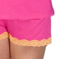 Twelve Eighty Eight - Adriana 3/4 Sleeve Henley Shorty Pajama Set