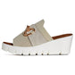 Bernie Mev - Women's Venti Buckle Wedge Sandals