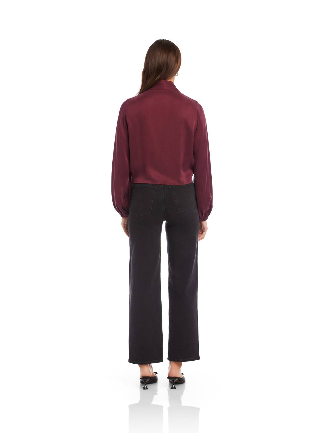 Fifteen Twenty - Women's Scarlet Tie Front Top