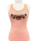 Paparazzi - Sleeveless Top With Embroidery & Beaded Works