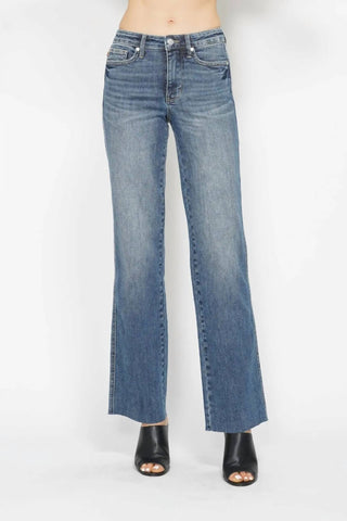 Trendsi - Women's Judy Blue Full Size Tummy Control Straight Jeans