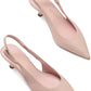 Kate Spade - Women Riley Slingback Smooth Leather Kitten Heel
