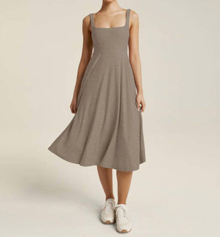 Beyond Yoga - Featherweight At The Ready Square Neck Dress