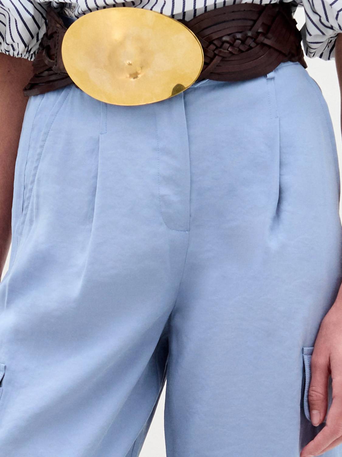 Silvia Tcherassi - Darnell Cargo Style High Waist Pant