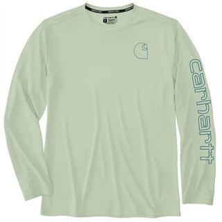 Carhartt - Men's Sun Defender Light Long Sleeve Logo Tee