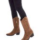 Xti - Women's Italian Western Suede Booties