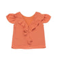Omamimini - Girls' Back Ruffles Top