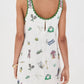 Alemais - Play Embroidered Mini Dress