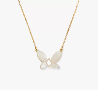 Kate Spade - Women's Mother Of Pearl Butterfly Necklace
