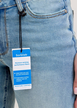 Judy Blue - Calça jeans boyfriend com punho em V