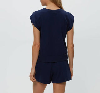 Michael Stars - Brooklyn Power Shoulder Sweatshirt