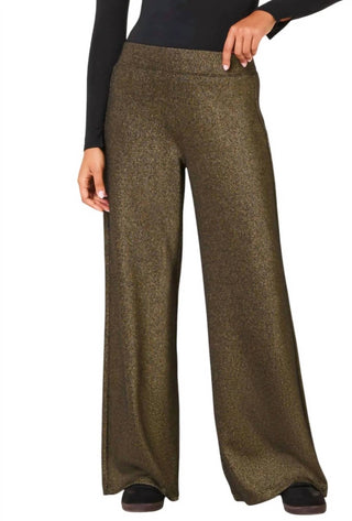 Spanx - Calça larga com glitter