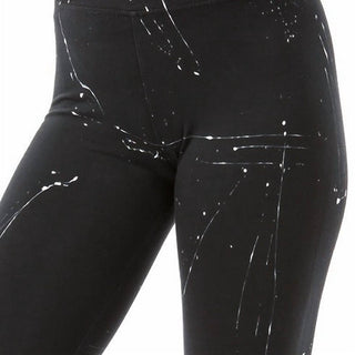 T-Party - Leggings de ioga com respingos de tinta