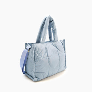 Like Dreams - Bolsa tote feminina Kiara acolchoada com estampa de coração